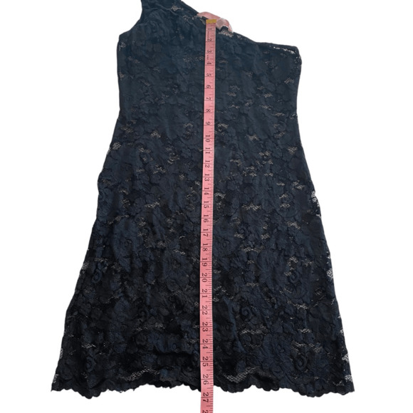 Victoria’s Secret One Shoulder Black Lace Slip Medium - Picture 6 of 6